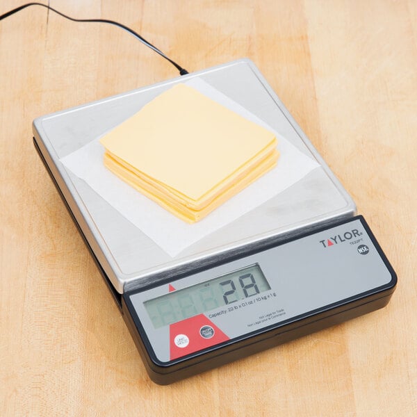 Taylor TE22FT 22 lb. Digital Portion Control Scale