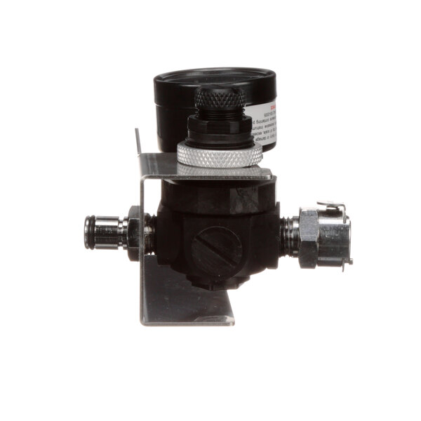 A black and silver Antunes Regulator Assy valve.