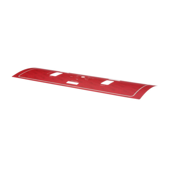 A red rectangular Vulcan overlay with white lines.