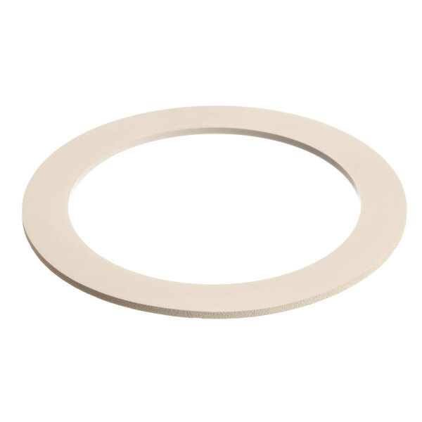 A white circle gasket for a NU-VU holding cabinet on a white background.