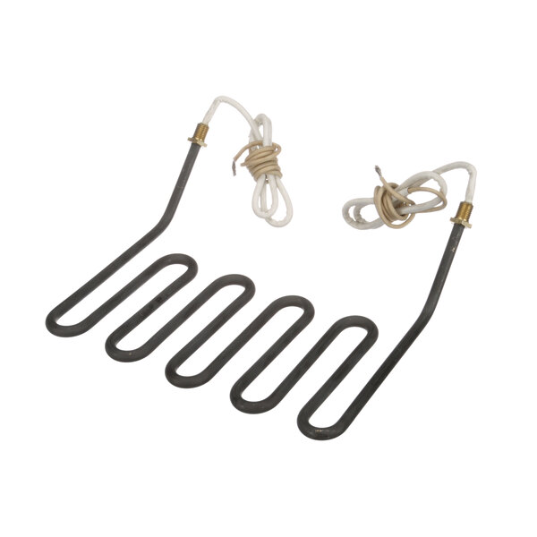 A black and white wire heating element for a Food Warming Equipment holding cabinet.