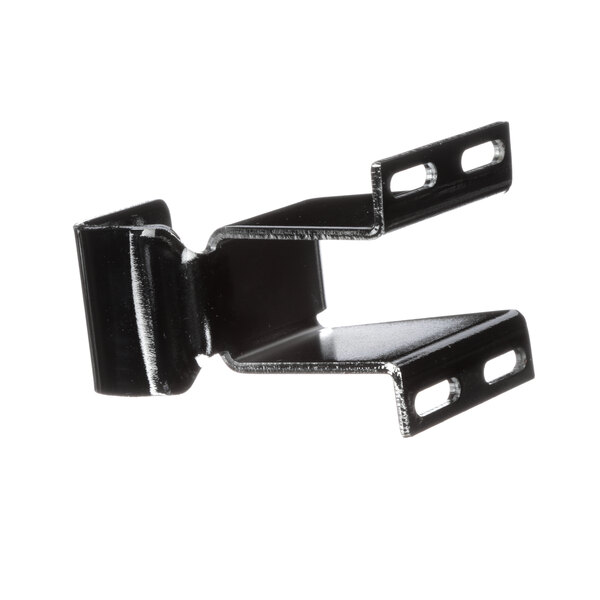 A black metal Kason adjustable hook bracket with holes.