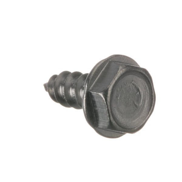 A close-up of a black Marshall Air screw with a grey tip.
