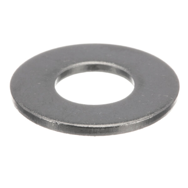 A metal washer with a metal ring.