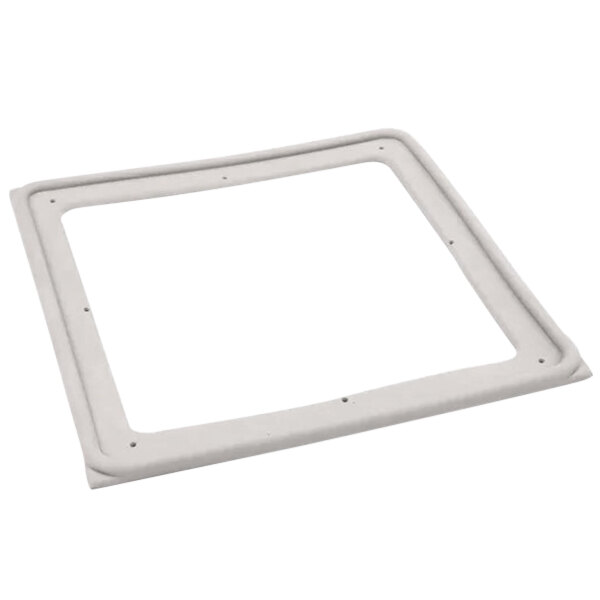 A white square Crown Steam gasket with a white background.