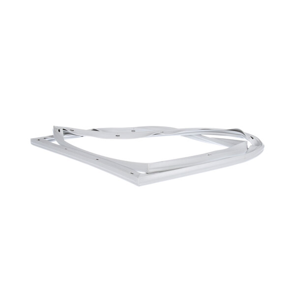 A white rectangular gasket with a white plastic frame.