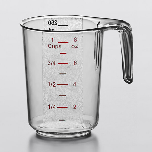 Choice 1 Cup Clear Plastic Measuring Cup