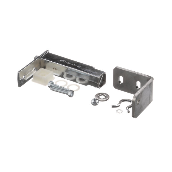 A True Refrigeration top left hinge for a metal box.