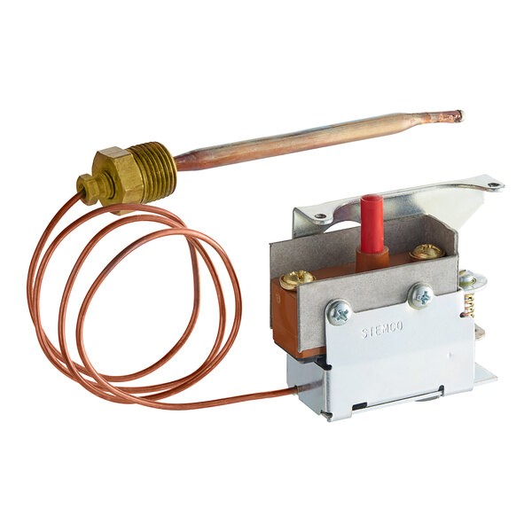 A copper and copper wire Hi Limit Thermostat for a Hatco booster heater.