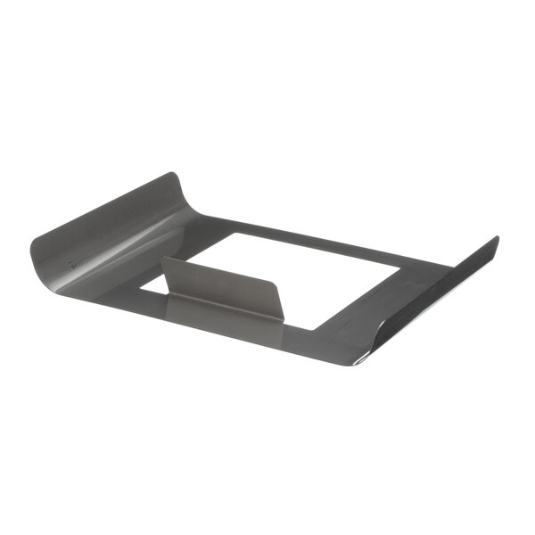 A grey metal Cleveland Backplate with a rectangular cut out.