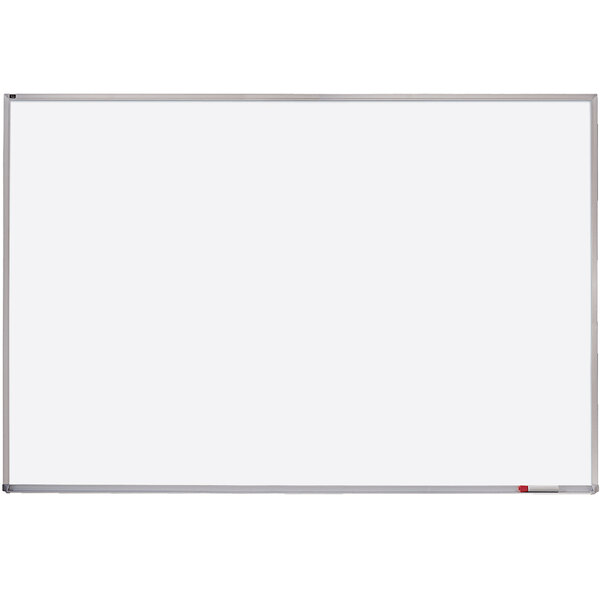 Quartet PPA406 72" x 48" White Porcelain Dry Erase Board with Aluminum