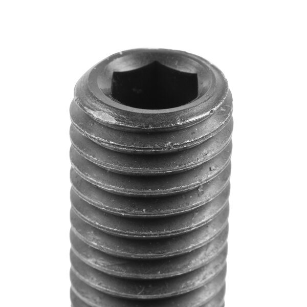 An Avantco threaded carriage knob stud for a meat slicer.
