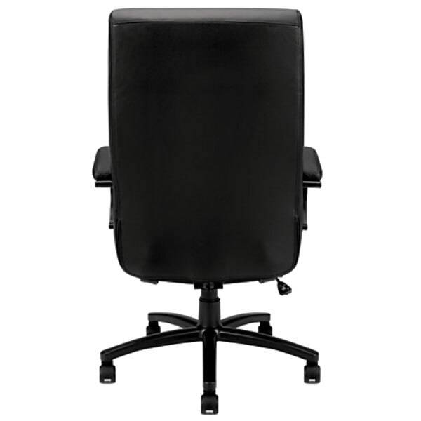 HON VL685SB11 Basyx Big & Tall Black Leather Office Chair