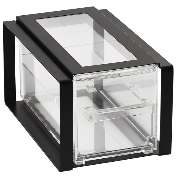 Vollrath SBB13F06 Cubic 1/3 Size Single Drawer Acrylic Bread Box with