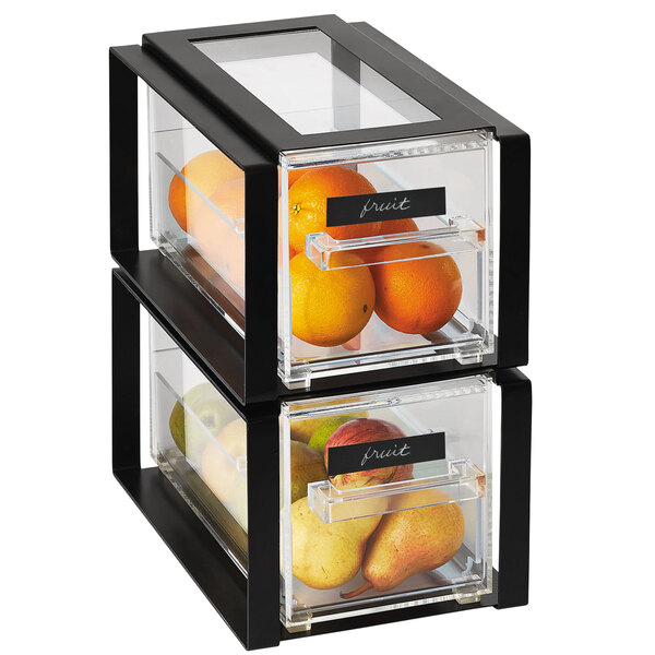 Vollrath SBB13F06 Cubic 1/3 Size Single Drawer Acrylic Bread Box with