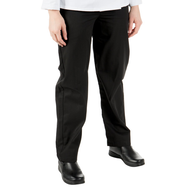 Mercer Culinary Millennia® Women's Black Cook Pants M60060BK Large