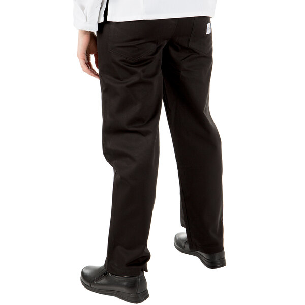 Mercer Culinary Genesis® Women's Black Chef Pants M61080BK Medium