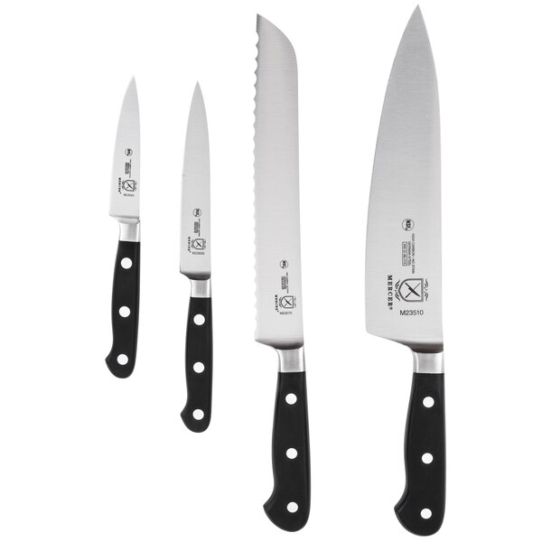 Mercer Culinary M21970AC Renaissance® 5-Piece Acacia Magnetic Knife ...