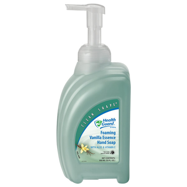 Kutol 63078 Health Guard 950 mL Foaming Vanilla Essence Hand Soap Clean Shape Bottle   - 8/Case