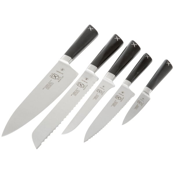 Mercer Culinary M19100 ZüM® 6-Piece Stainless Steel and Glass Knife ...