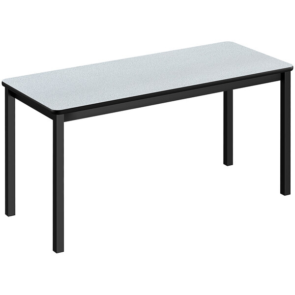 Correll 30" x 48" Gray Granite Lab Table - 36" Height