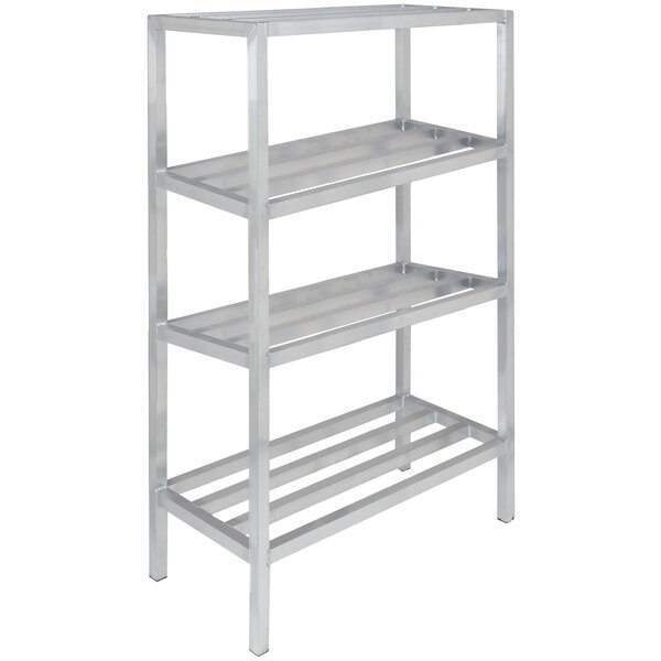 Channel ED20484 48" x 20" x 64" Four Shelf Aluminum Dunnage Shelving