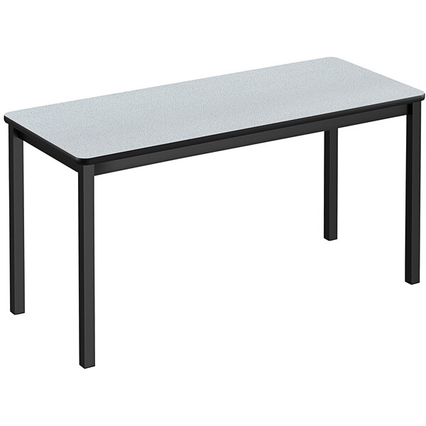 Correll 30" x 72" Gray Granite Lab Table - 36" Height
