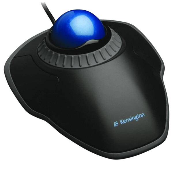 Kensington 72337 Orbit Mouse Black Two-Button Trackball with Scroll Ring