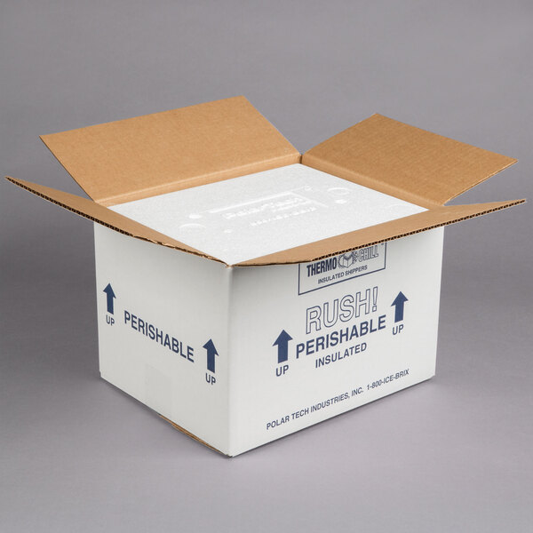Insulation Box Writing Polar Tech Thermo Chill Insulated Shipping Box with Foam Container 8