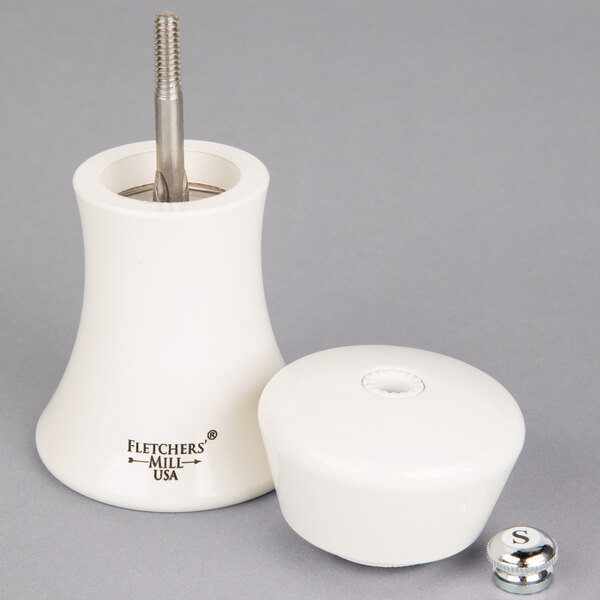 Fletchers' Mill SIE04SM24 Sierra 4" White Salt Mill