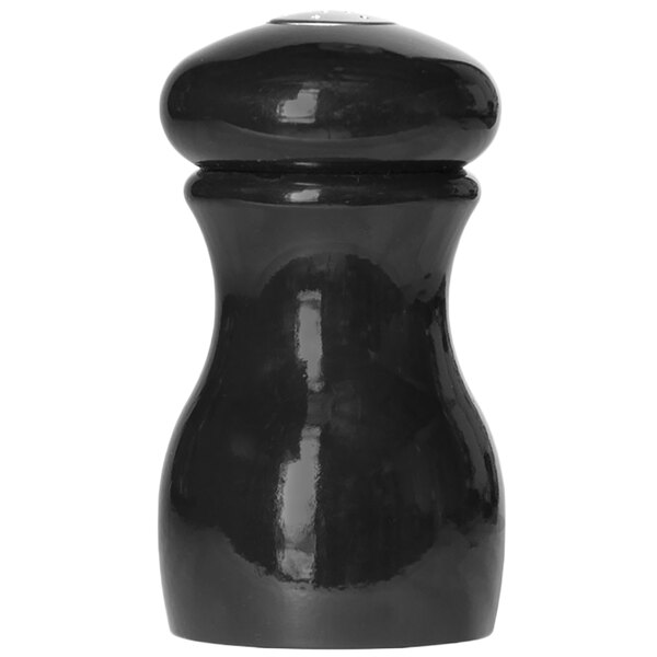 Fletchers' Mill MAR04SS21 Marsala 4" Black Salt Shaker