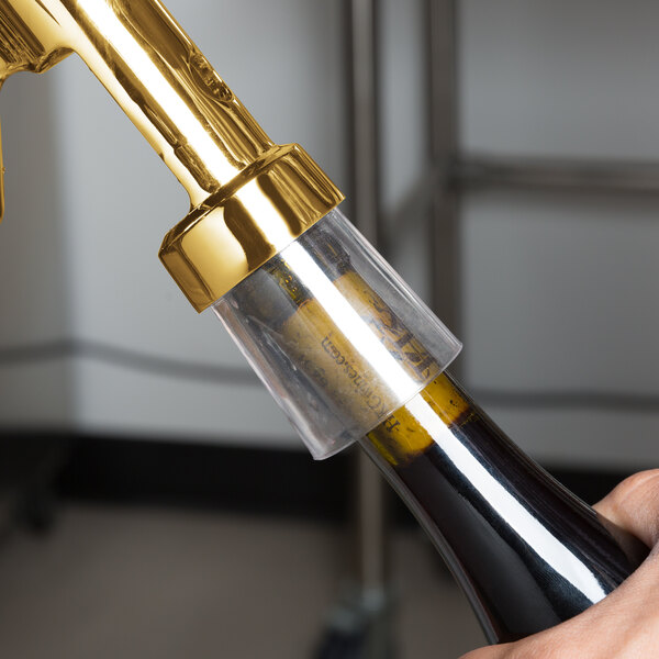 Franmara 5510 BarPull BrassPlated Counter Mount Wine Bottle Opener