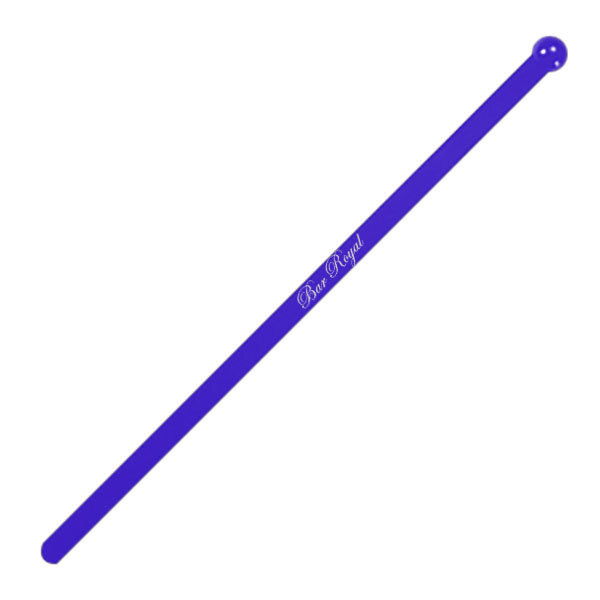 A blue plastic stick with the word "Spirit" in white.