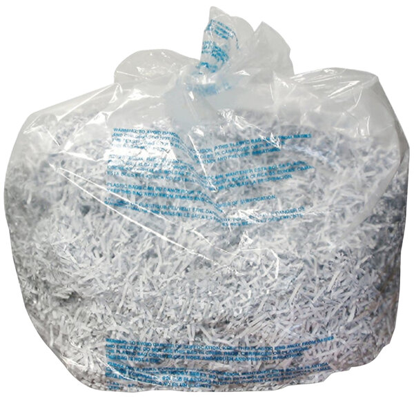 Swingline 1765015 30 Gallon Shredder Bag - 25/Box