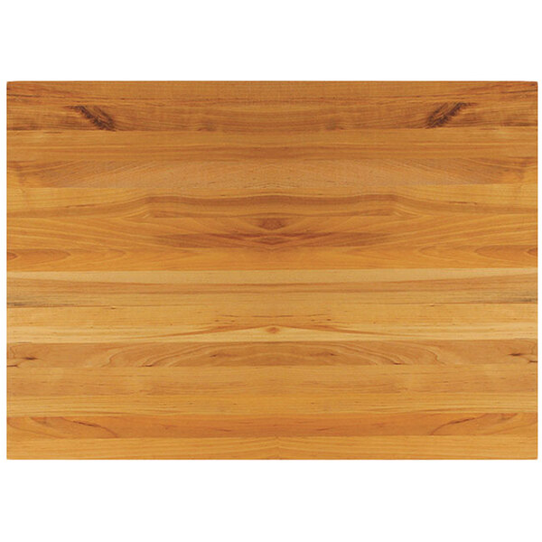 Tablecraft CBW1218175 18" x 12" x 1 3/4" Wooden Butcher Board Chopping Block
