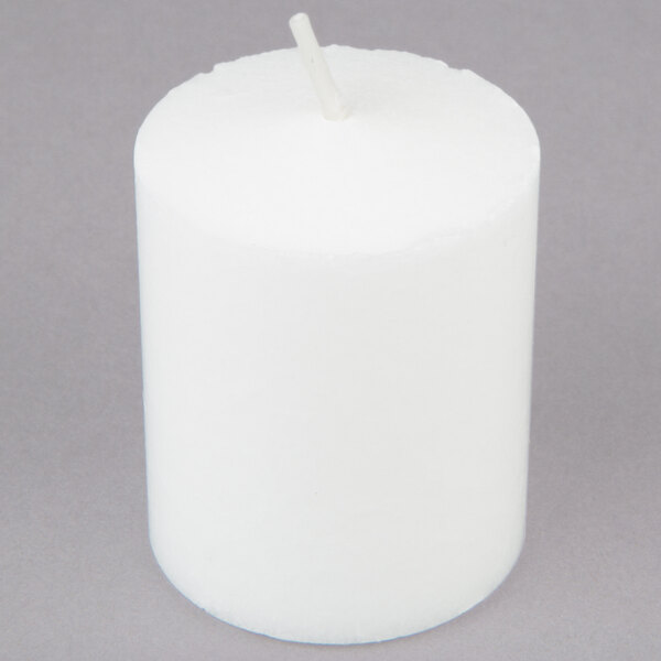 Leola Candle 15 Hour White Votive Candle - 36/Pack