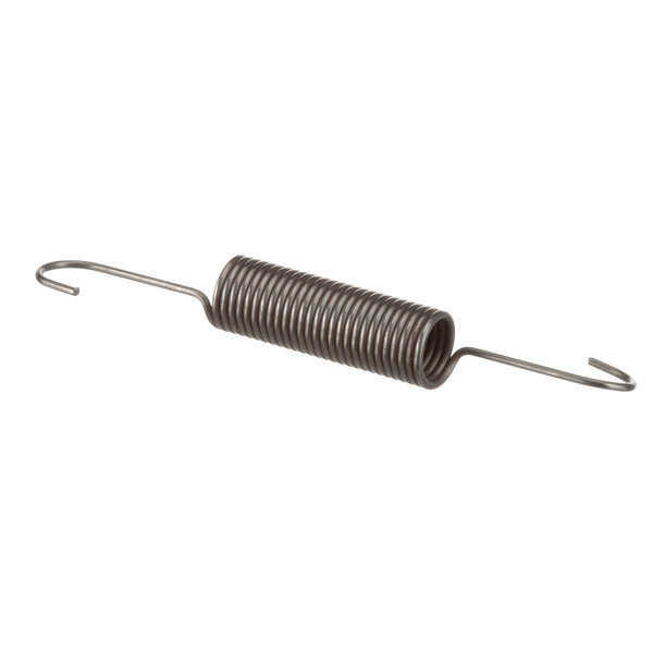 A metal spring for an Amana commercial microwave door latch.