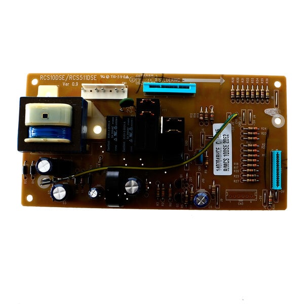 A close-up of an Amana circuit board.