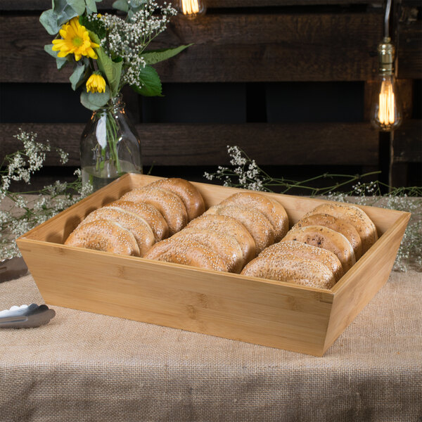 Clipper Mill by GET BAMTRY-02 Rectangular Bamboo Tray - 18