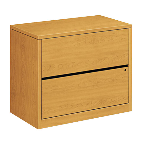 HON 10563CC 10500 Series Harvest Two-Drawer Lateral Filing Cabinet - 36" x 20" x 29 1/2"