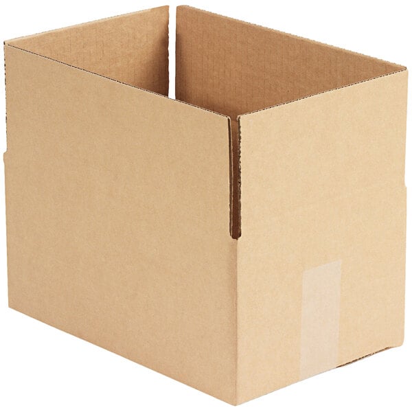 12" x 8" x 6" Kraft Shipping Box - 25/Bundle