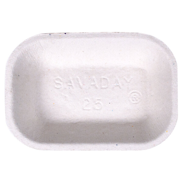 Huhtamaki 10407 Savaday 5" x 3 1/2" 25 Molded Fiber / Pulp