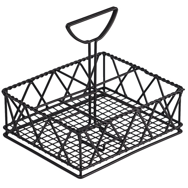 Clipper Mill by G.E.T. 4-931832 5-Compartment Black Powder Coated