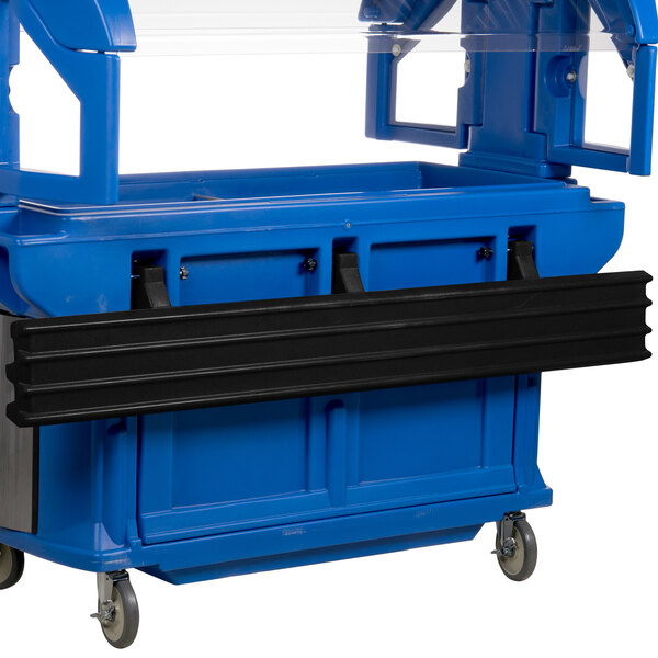 Cambro VBRR6110 6' Black Tray Rail for Versa Food Bars and Work Tables