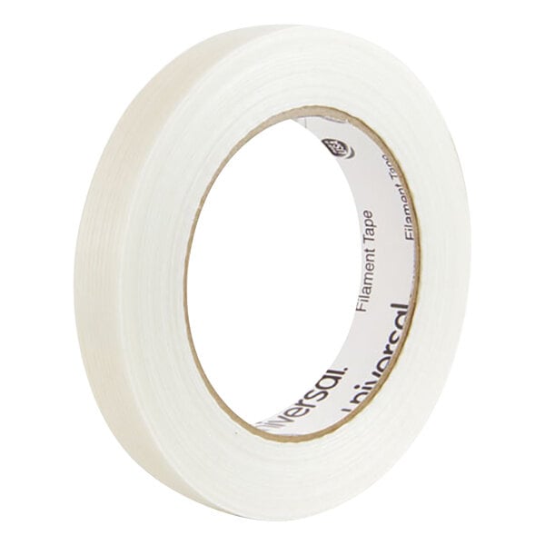 Universal UNV30018 1" x 60 Yards Clear 110# Utility Grade Filament Tape