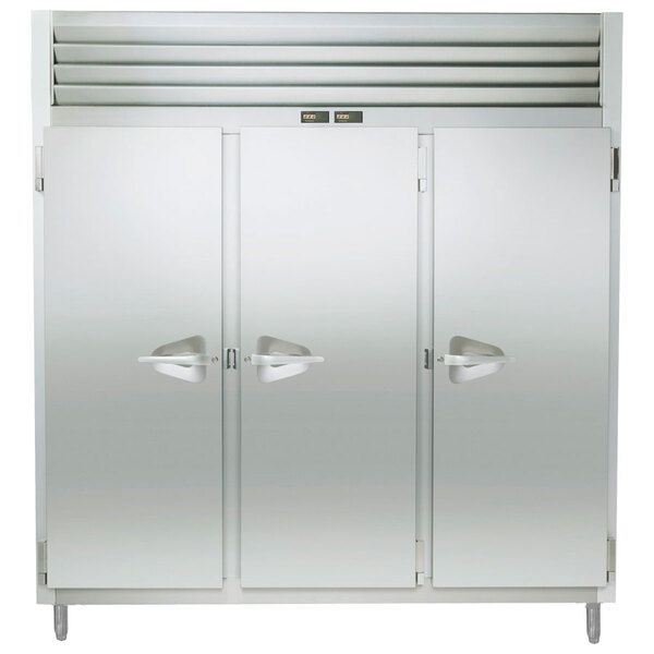 Traulsen RDT332WUT-FHS Stainless Steel 69.3 Cu. Ft. Three Section Reach In Refrigerator / Freezer - Specification Line