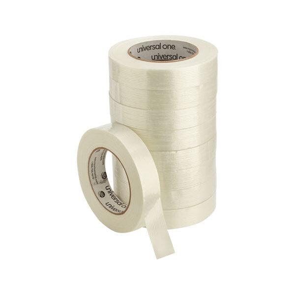 Universal UNV78001 1" x 60 Yards Clear 165 Filament Tape