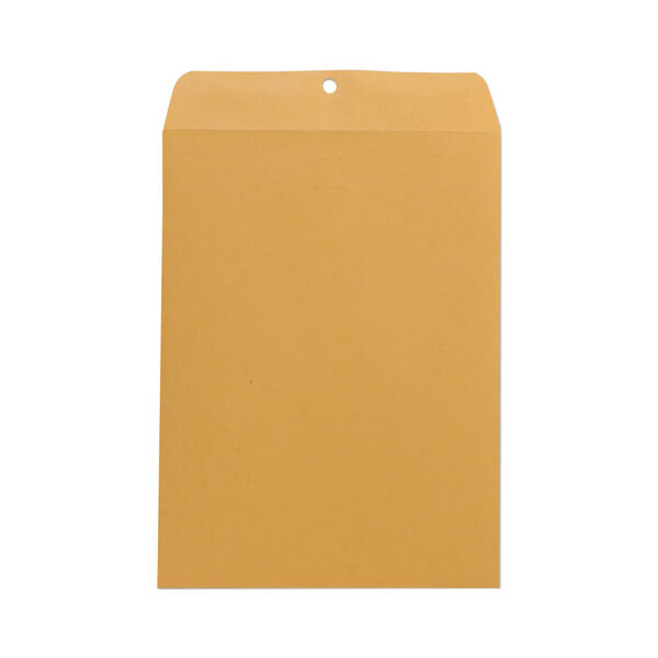 Universal UNV41907 #90 9" x 12" Kraft Clasp / Gummed Seal File Envelope - 100/Box