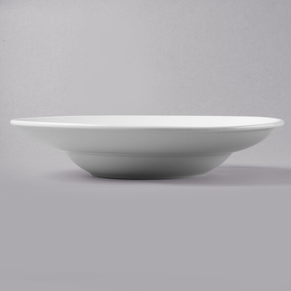 Libbey BW1135 Basics 16 oz. Bright White Porcelain Entree / Pasta Bowl