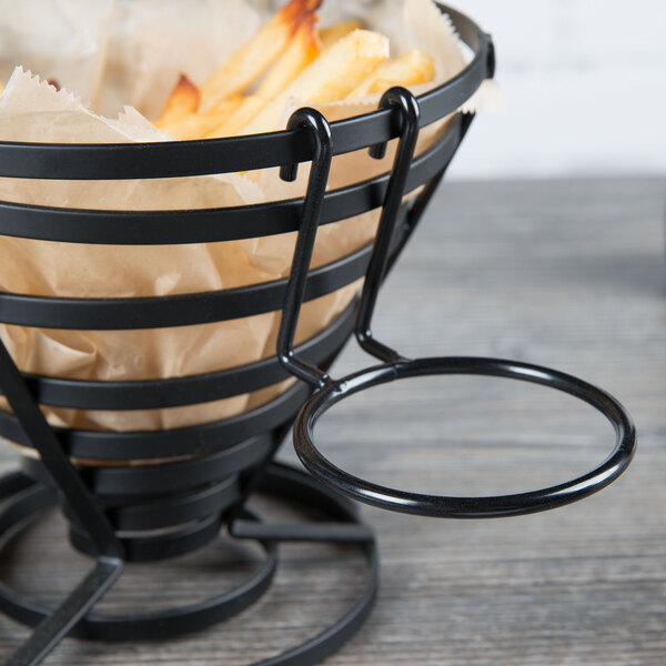 Clipper Mill by GET 433800 2 3/4" Black Teflon® Coated Iron Ramekin